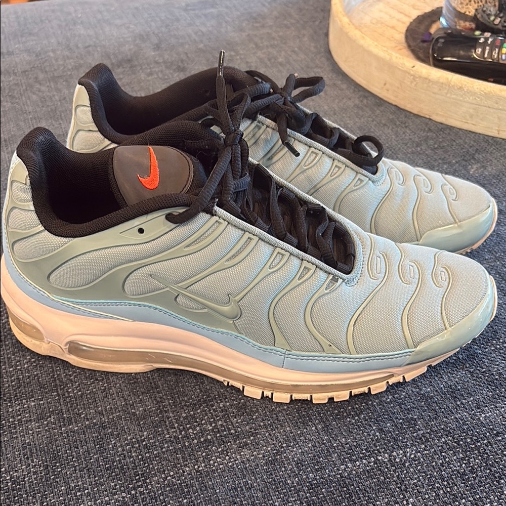 Nike Air Max Sneakers - Light Blue and Black